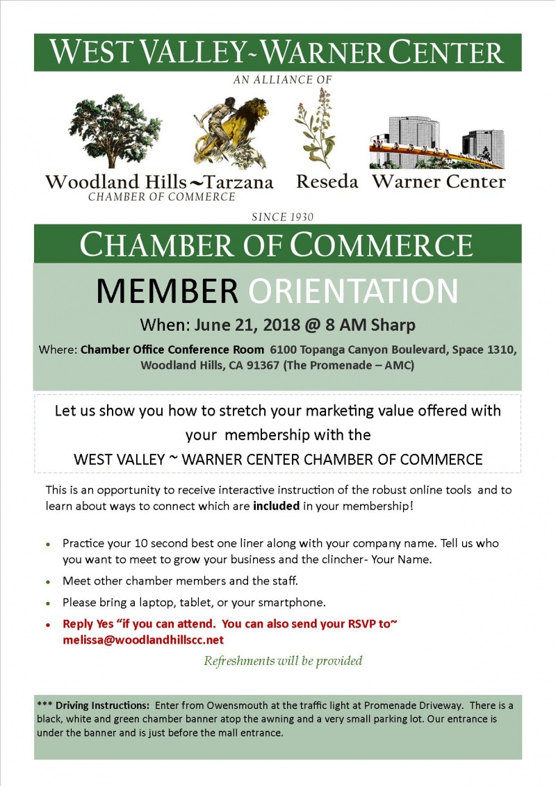 The West Valley~Warner Center Chamber of Commerce