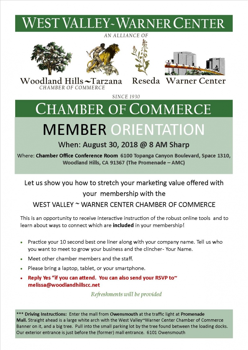 The West Valley~Warner Center Chamber of Commerce